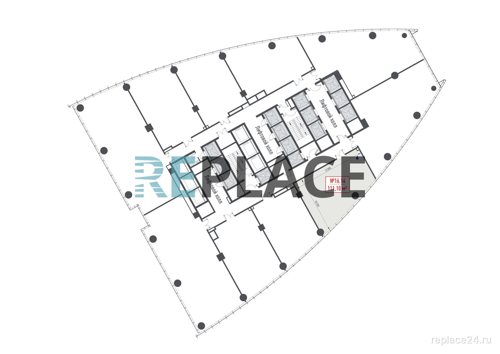 Офис, 109,2 м² — фото 2