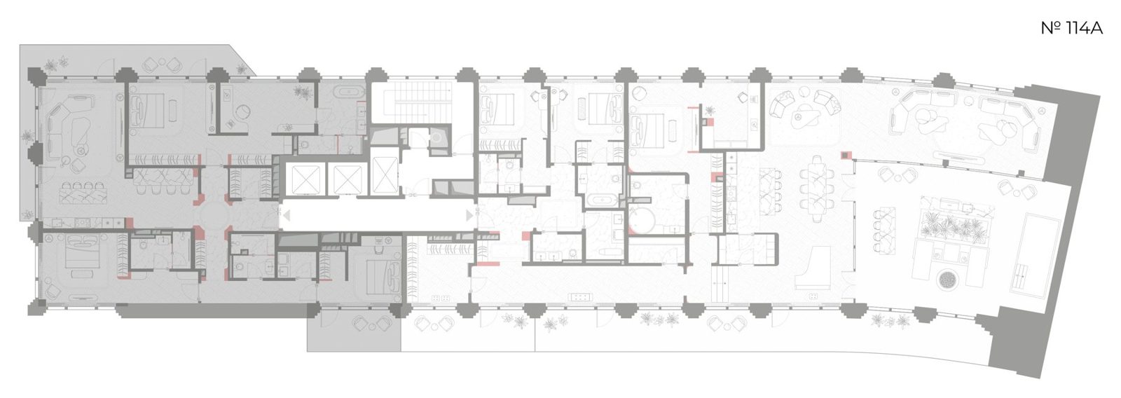 3-комнатная квартира, 205,8 м² — фото 2