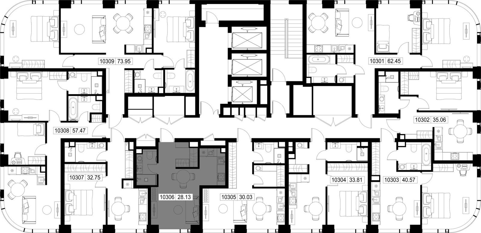 Квартира-студия, 28,1 м² — фото 2