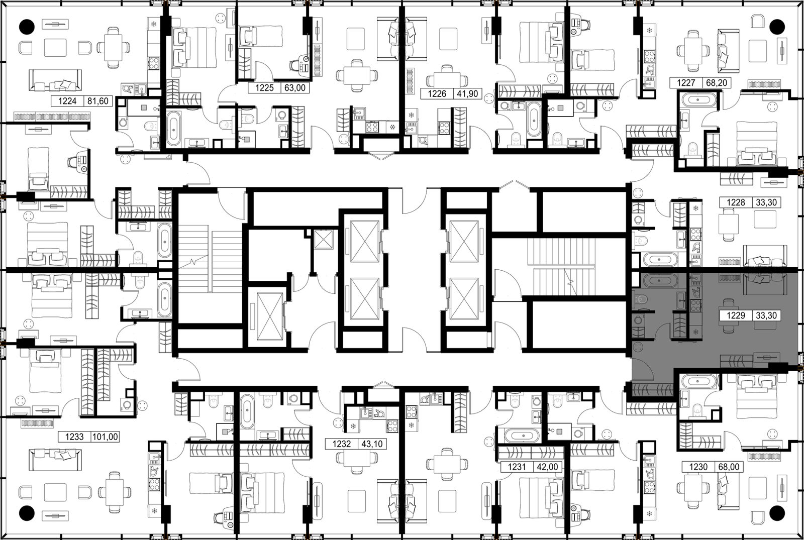 Квартира-студия, 33,3 м² — фото 2