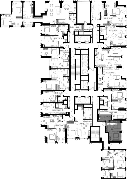 1-комнатная квартира, 33,2 м² — фото 2
