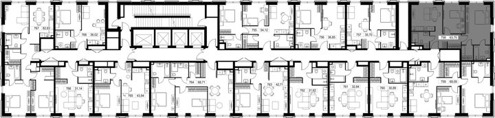 2-комнатная квартира, 63,8 м² — фото 2