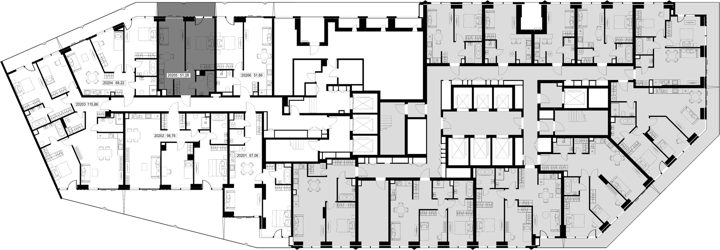 1-комнатная квартира, 51,3 м² — фото 2