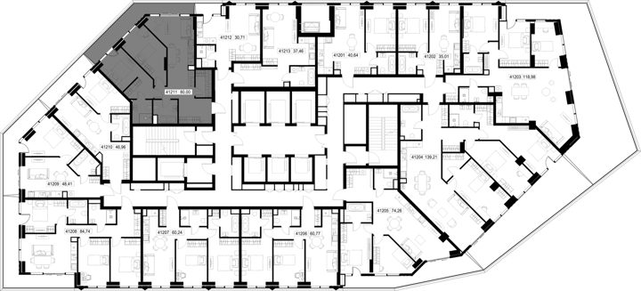 2-комнатная квартира, 80 м² — фото 2