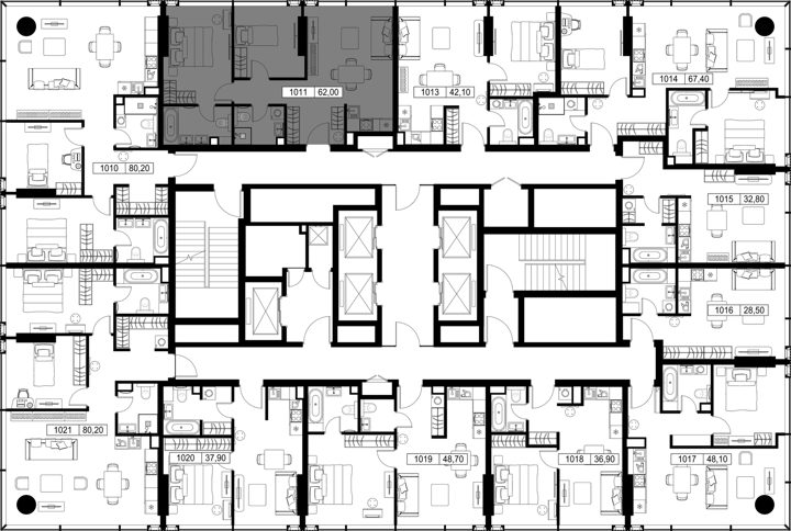 2-комнатная квартира, 62 м² — фото 2