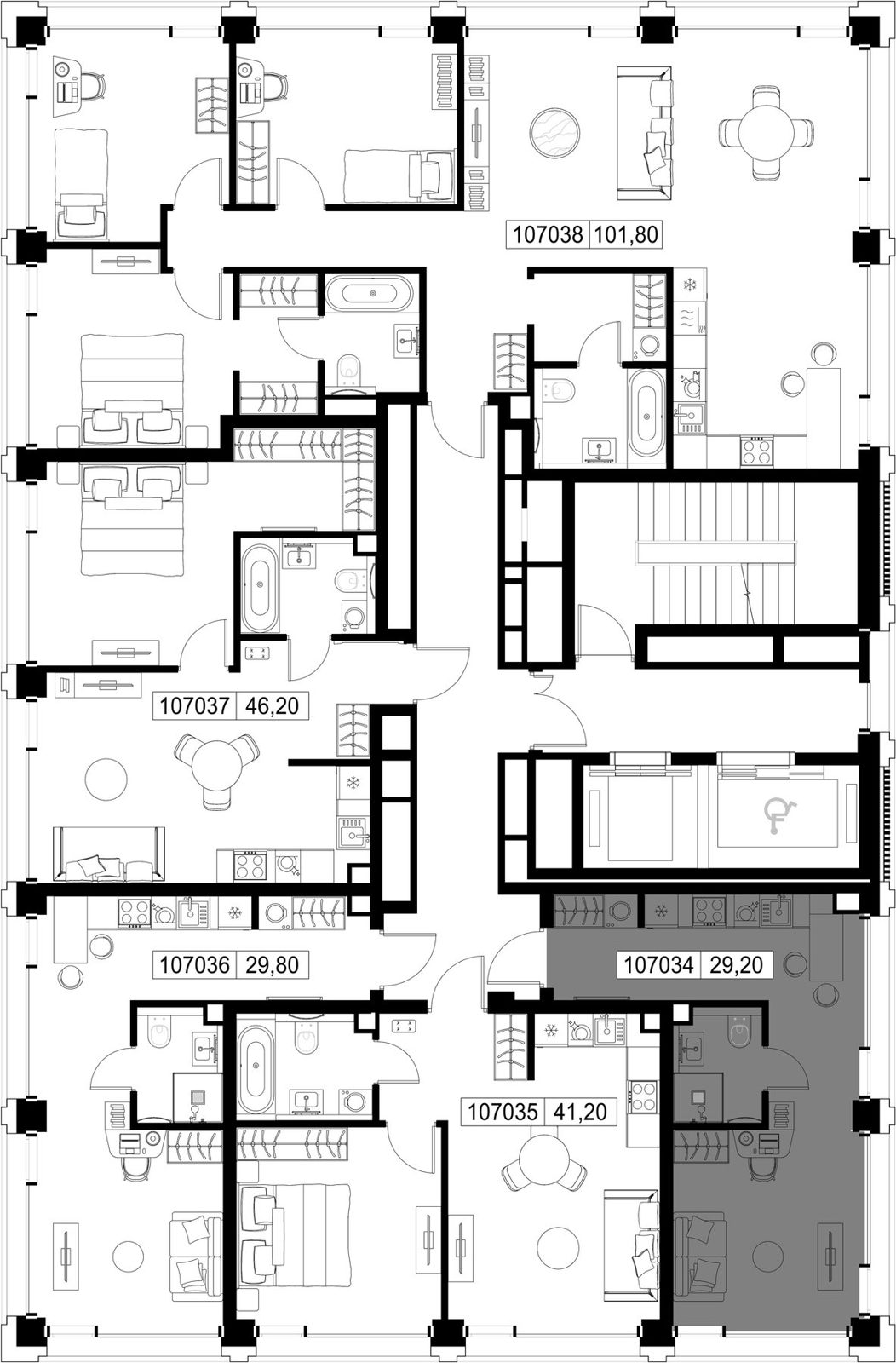 Квартира-студия, 29,2 м² — фото 2