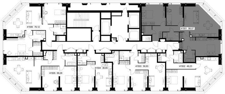 3-комнатная квартира, 98,1 м² — фото 2