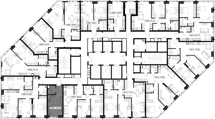 Квартира-студия, 23,2 м² — фото 3
