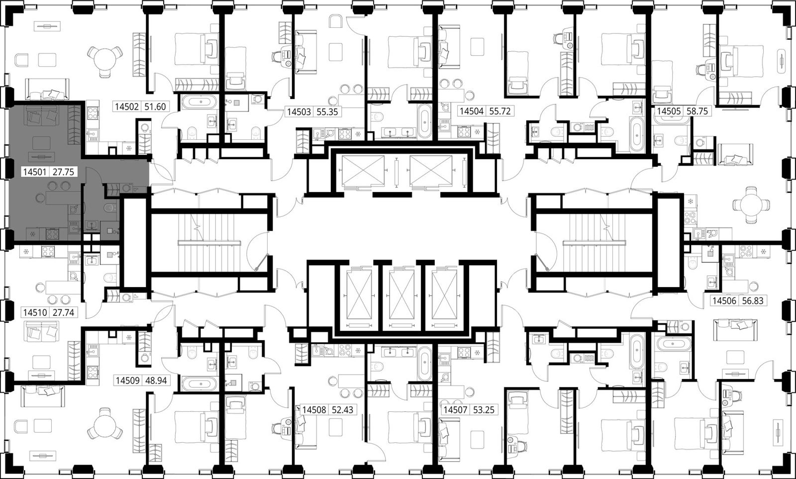 Квартира-студия, 27,8 м² — фото 2