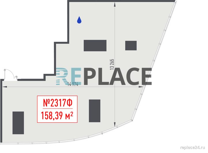 Офис, 158,4 м²