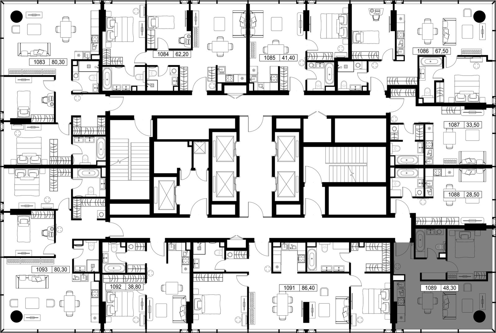 1-комнатная квартира, 48,3 м² — фото 2