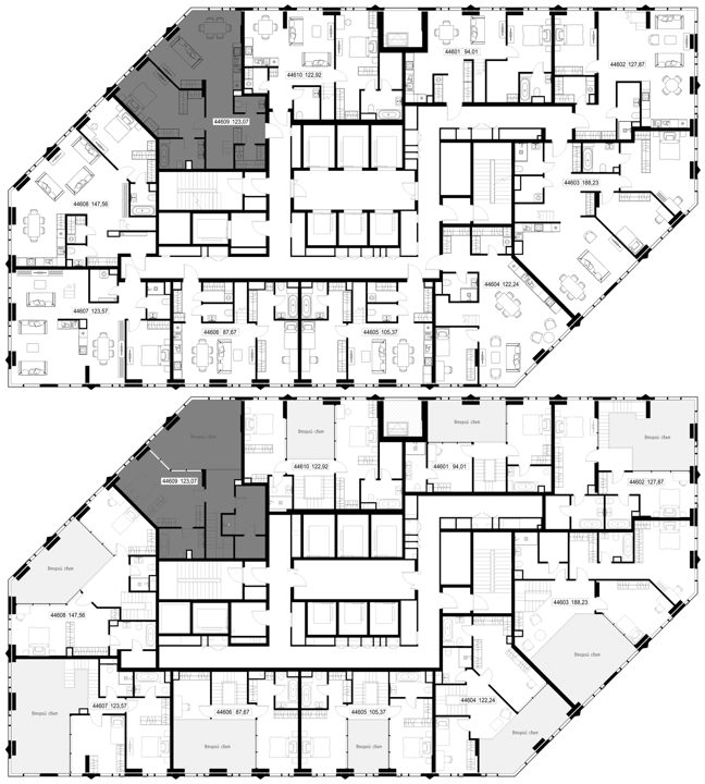 2-комнатная квартира, 127,7 м² — фото 2