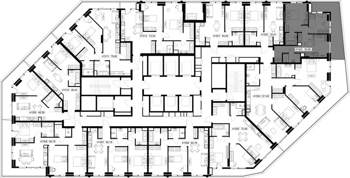 2-комнатная квартира, 59,7 м² — фото 2
