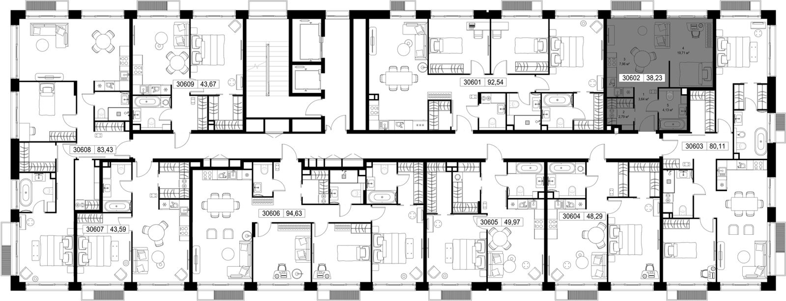 Квартира-студия, 38,2 м² — фото 2