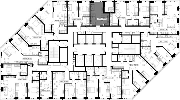 Квартира-студия, 27 м² — фото 3