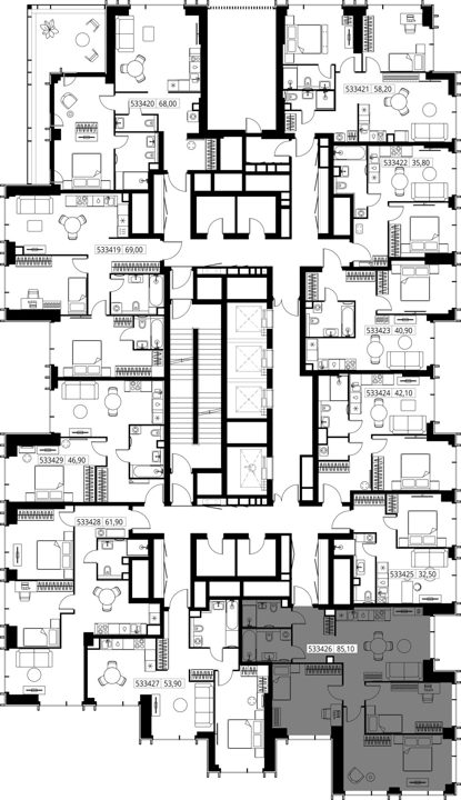 3-комнатная квартира, 85,1 м² — фото 2