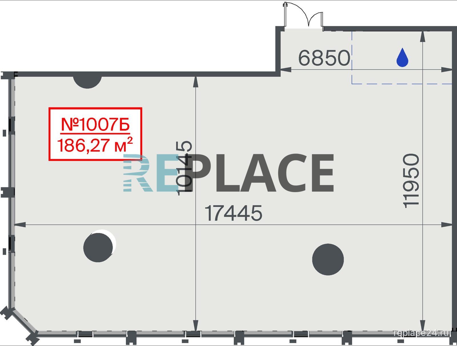 Офис, 186,3 м²