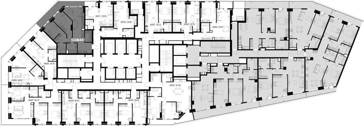 2-комнатная квартира, 79,2 м² — фото 2
