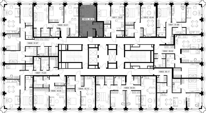Квартира-студия, 28,1 м² — фото 2