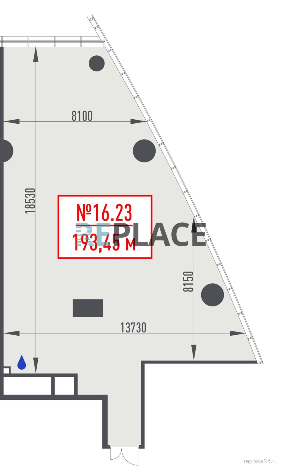 Офис, 193,4 м²