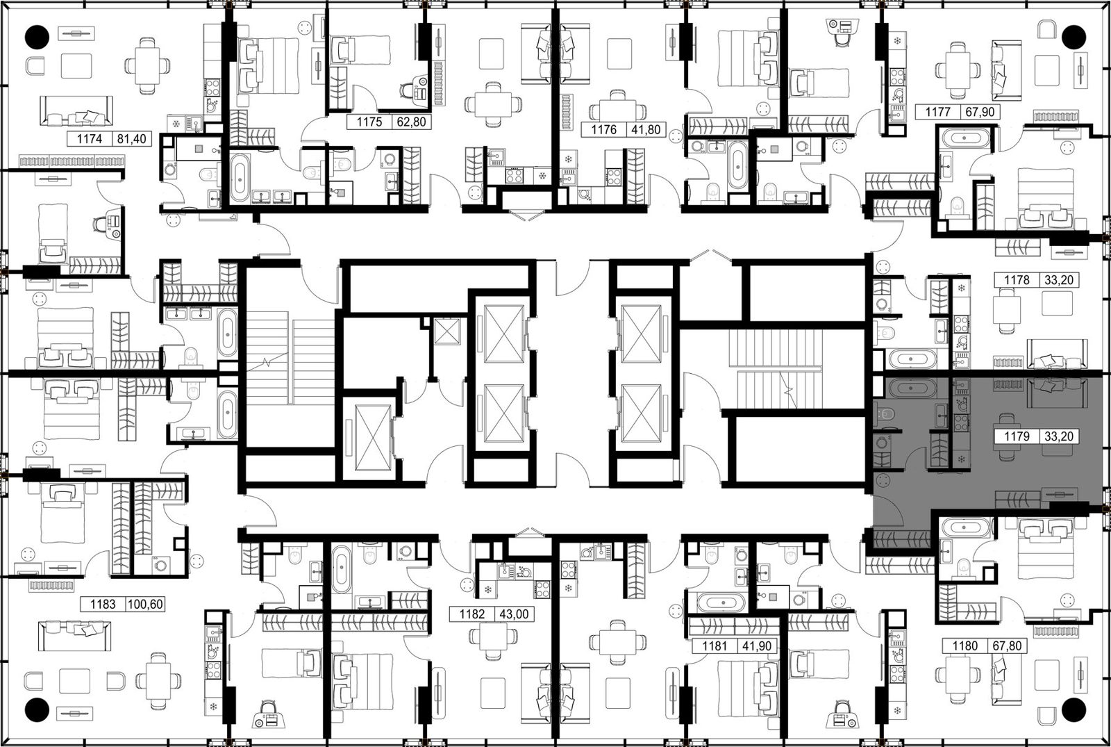Квартира-студия, 33,2 м² — фото 2