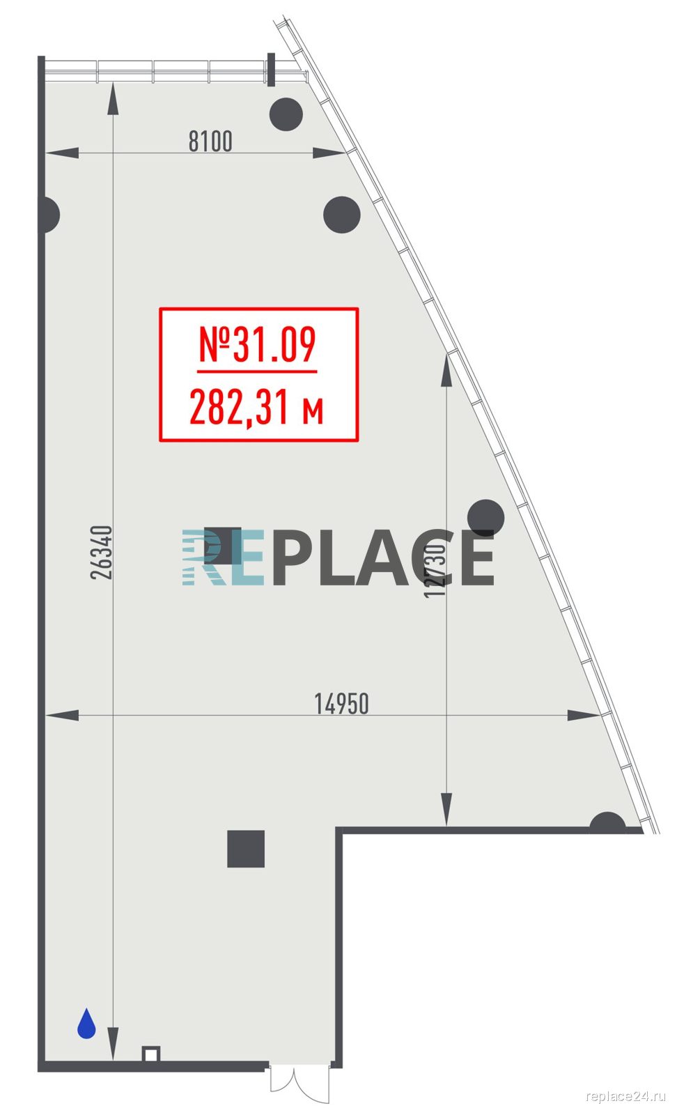 Офис, 282,3 м²