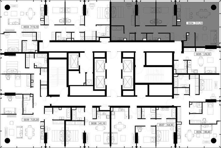 3-комнатная квартира, 111,1 м² — фото 2