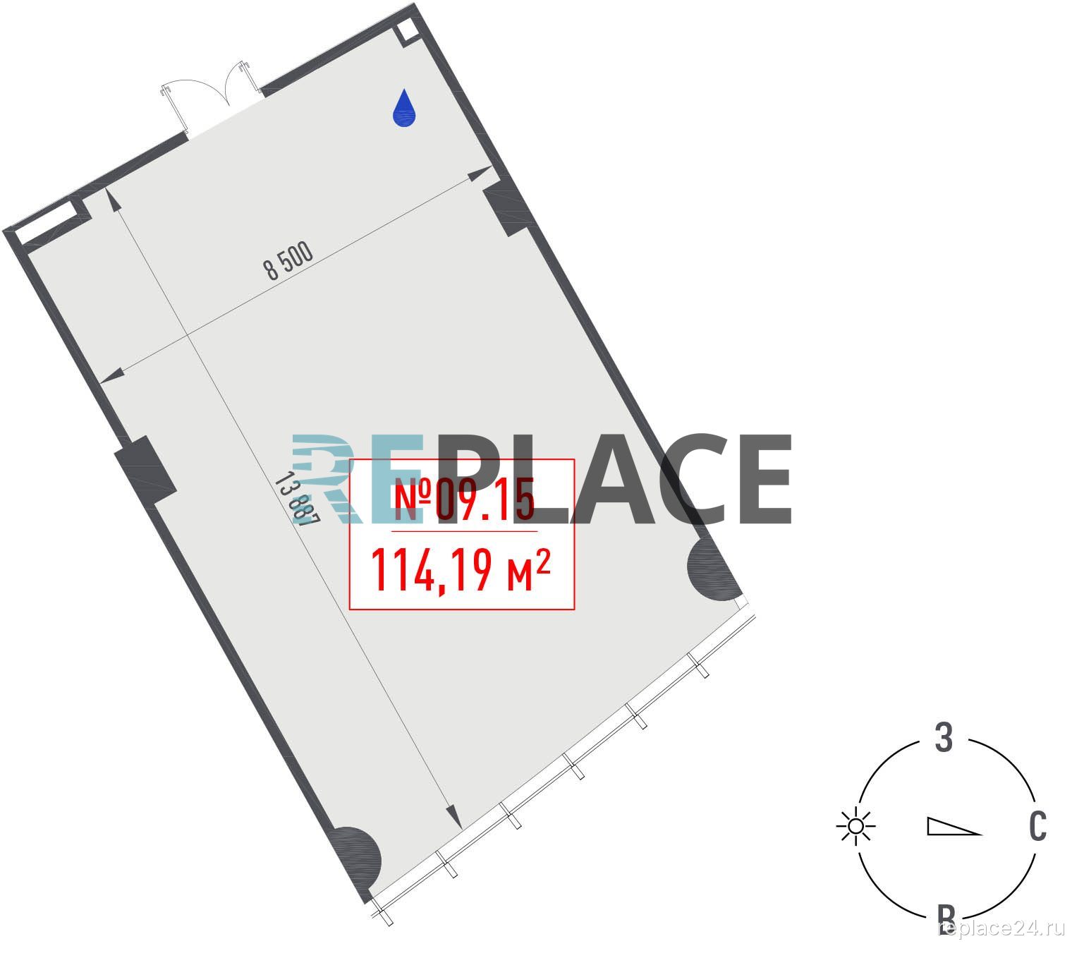 Офис, 115,4 м²