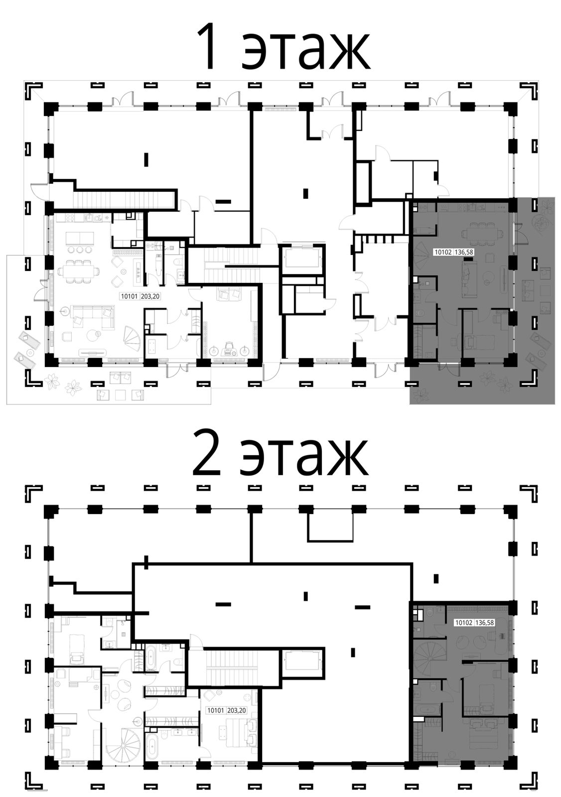 3-комнатная квартира, 136,6 м² — фото 2