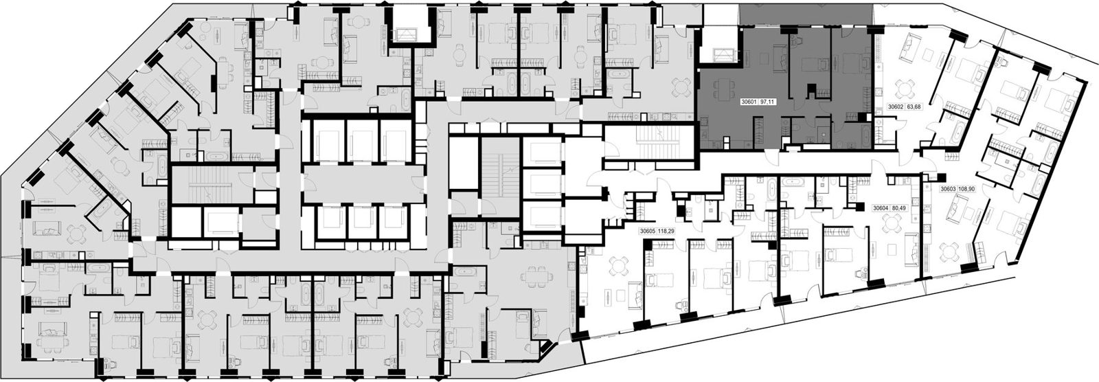 2-комнатная квартира, 97,1 м² — фото 2