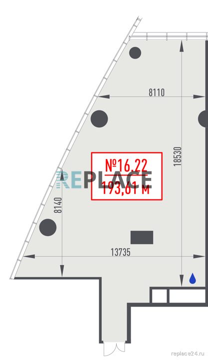 Офис, 193,6 м²