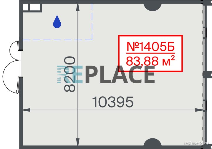 Офис, 83,9 м²