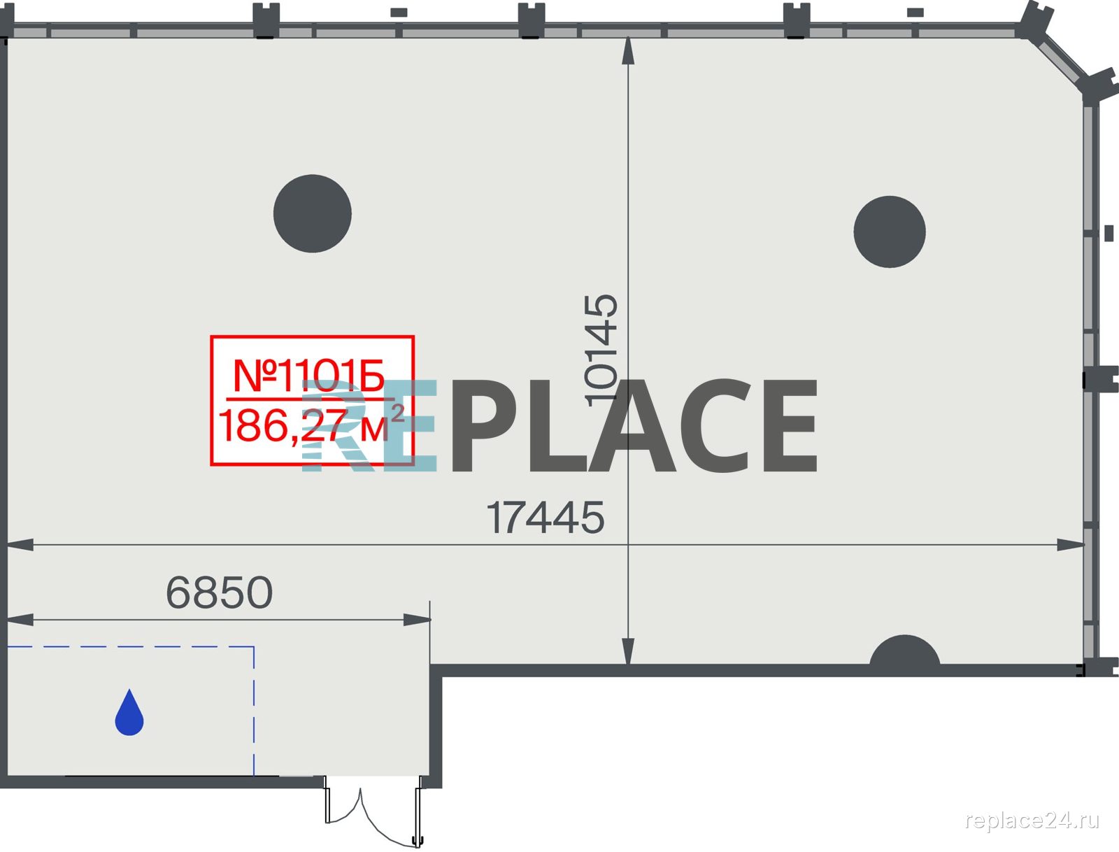 Офис, 186,3 м²