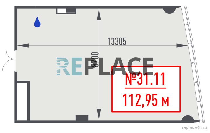 Офис, 113 м²