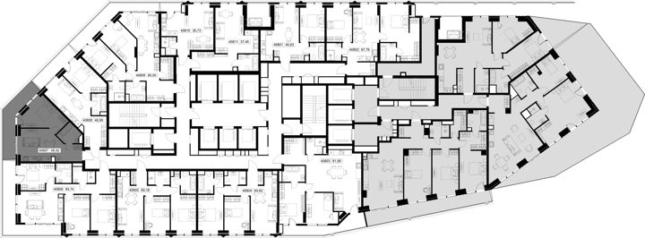 1-комнатная квартира, 48,4 м² — фото 2