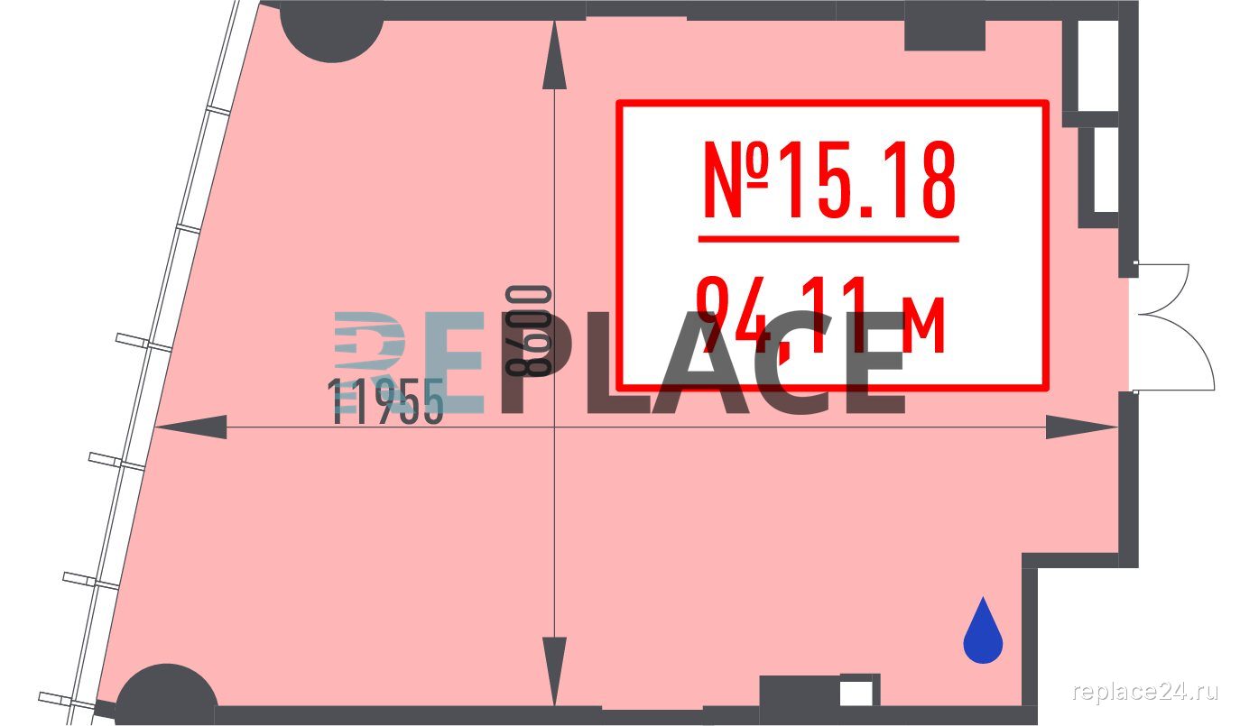 Офис, 94,1 м²