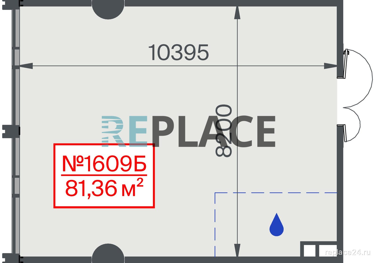 Офис, 81,4 м²