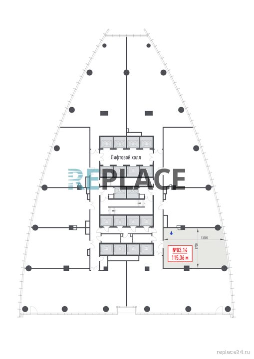 Офис, 115,4 м² — фото 2