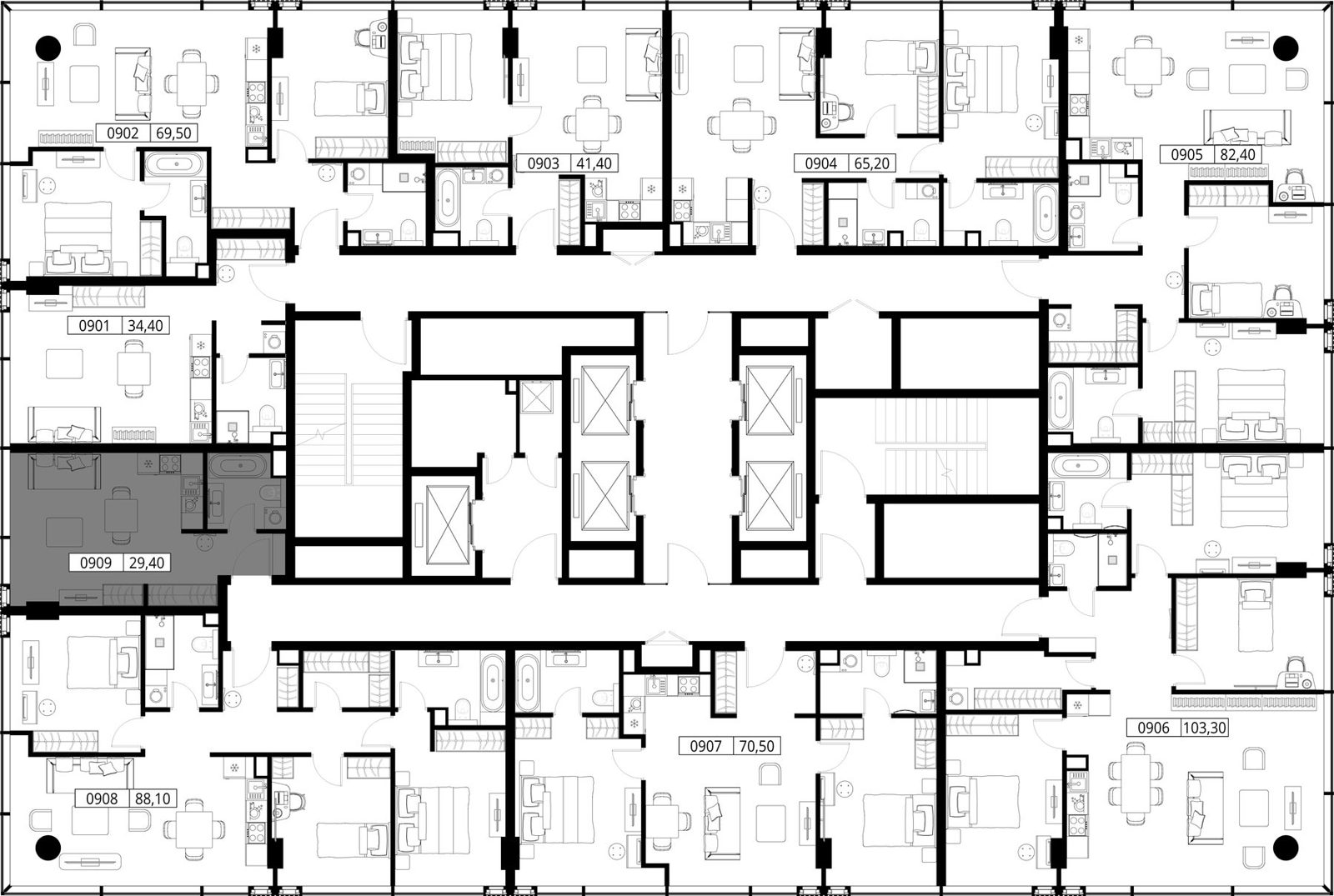 Квартира-студия, 29,4 м² — фото 2