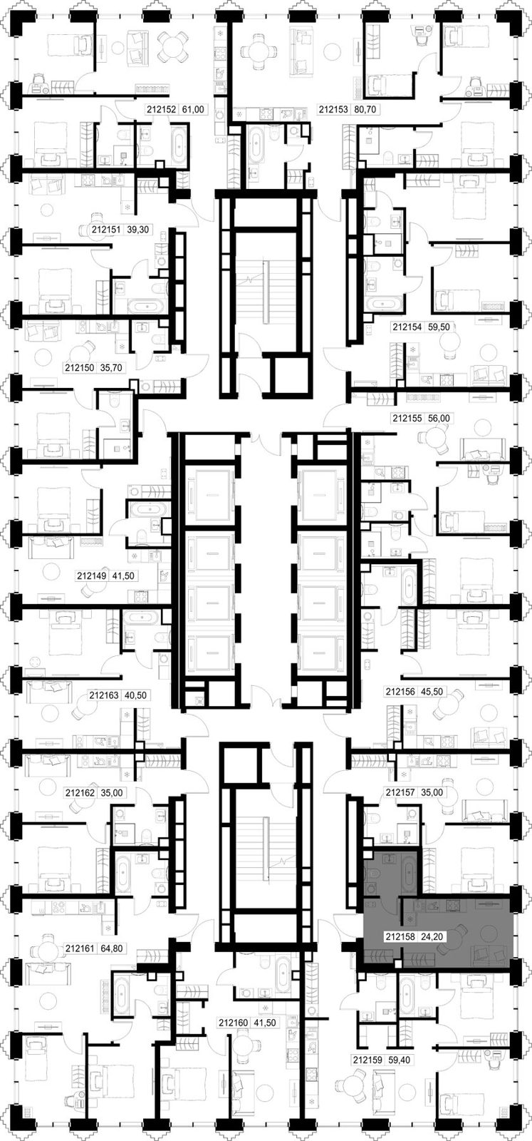 Квартира-студия, 24,2 м² — фото 2