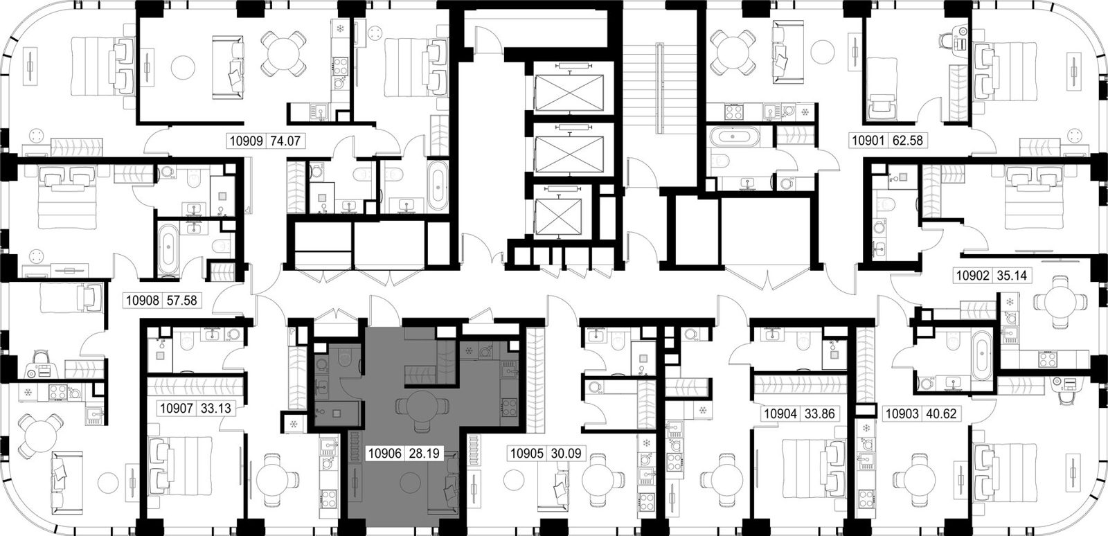 Квартира-студия, 28,2 м² — фото 2