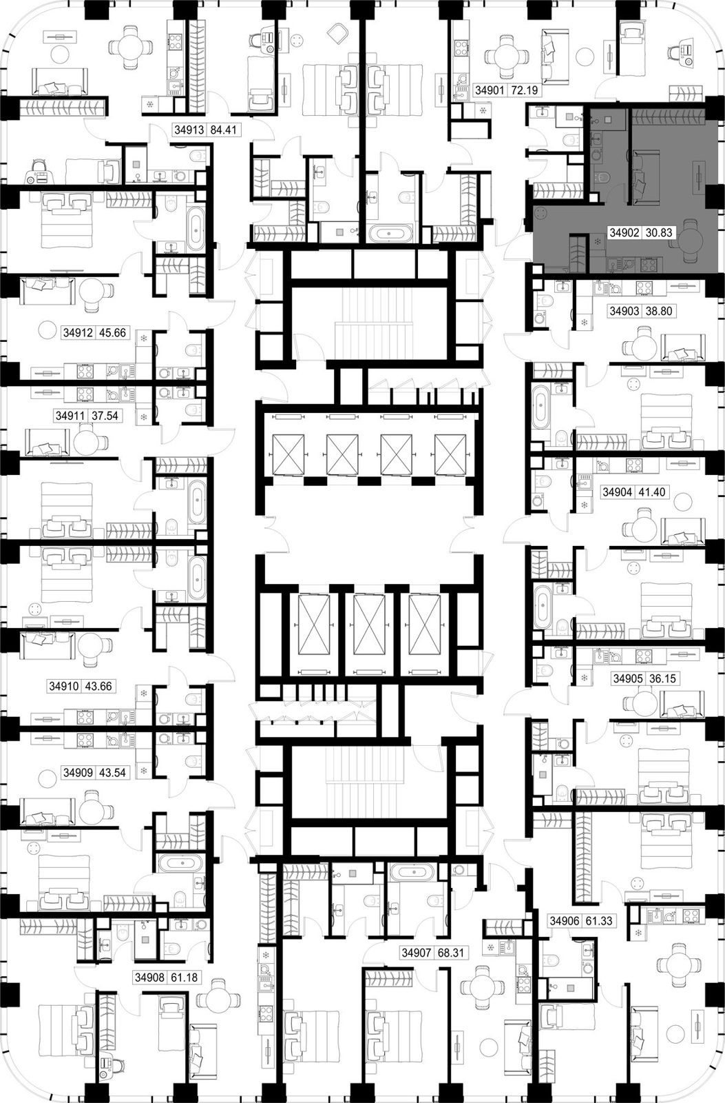 Квартира-студия, 30,8 м² — фото 2