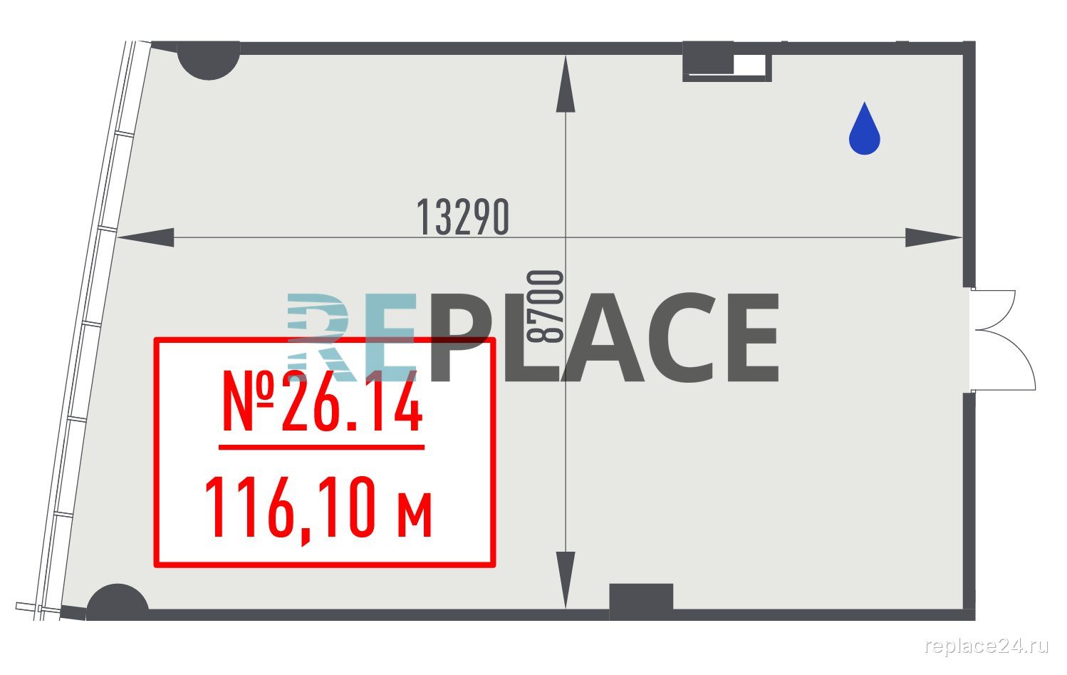 Офис, 116,1 м²