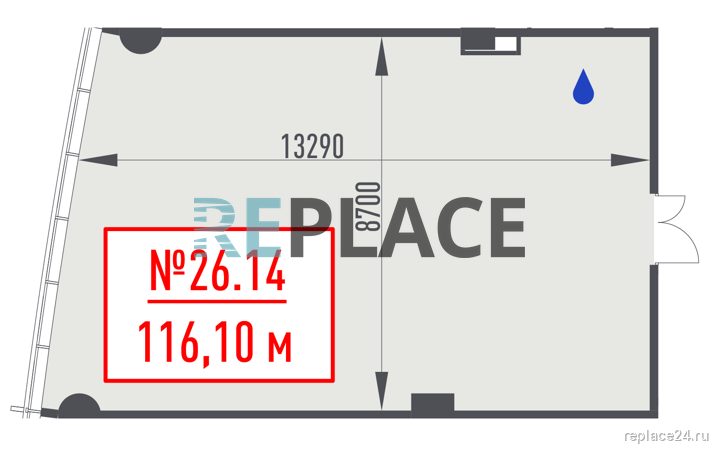 Офис, 116,1 м²