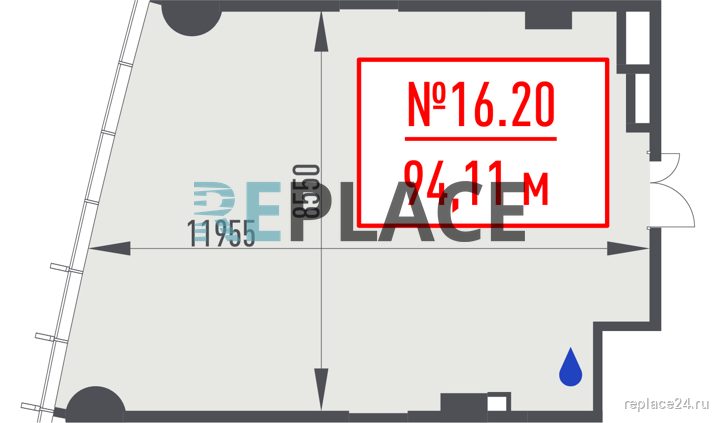 Офис, 94,1 м²