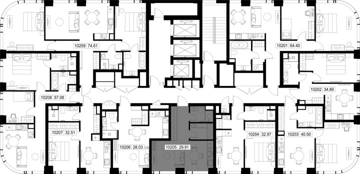Квартира-студия, 29,9 м² — фото 2