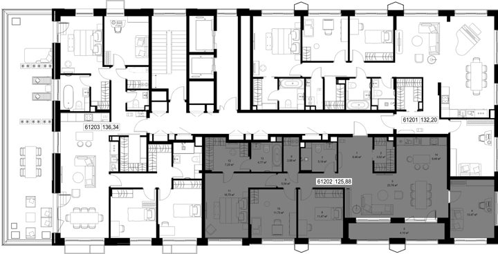 4-комнатная квартира, 125,9 м² — фото 2