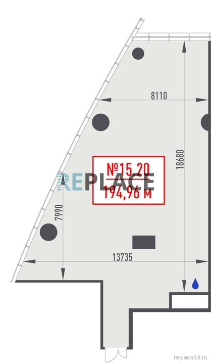 Офис, 195 м²