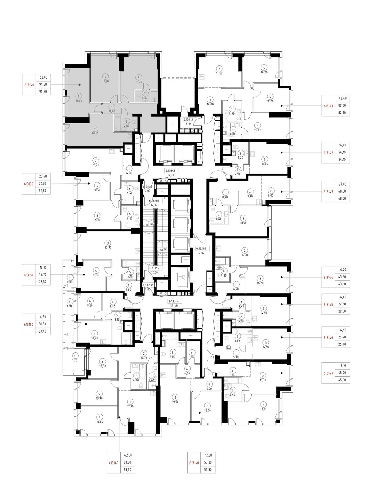 3-комнатная квартира, 96,7 м² — фото 2