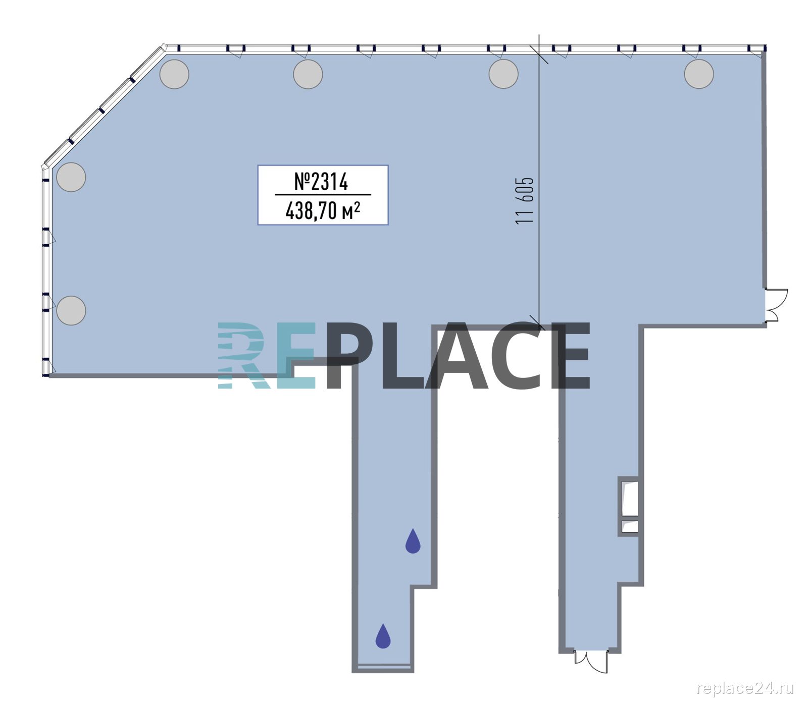 Офис, 438 м²